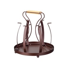 Zelife All Diner木質手柄杯架, 棕色, 1個