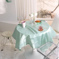 벨라이프 유니컬러 방수 테이블보, 04.민트_미니, 1개