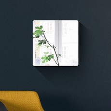 THE ZAKKA DIY 壓克力自黏式壁鏡 正方形 M, 單一顏色