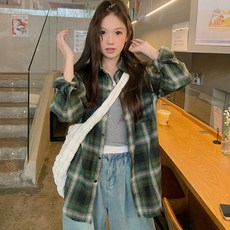 Awesomeful 女款Halli-en格紋襯衫 A24FST070906