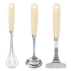 GENIAL Mono G 型迷你打蛋器 + 迷你勺 + 馬鈴薯泥套組, 1套, 象牙