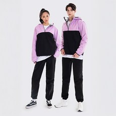 hotsuit Encam 半拉鍊薰衣草色瘦身排汗服上下套裝 HS6016
