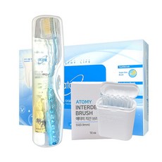 atomy 艾多美 旅行牙刷套組+牙間刷 SS 0.9mm, 1套