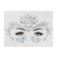 寶石臉部裝飾貼, 10號, 1張