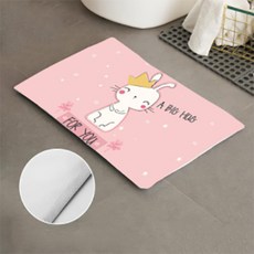 미끄럼 방지 물 흡수하는 규조토 이지 매트, 허그미레빗