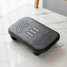 마켓피아 각도조절 마사지 안마 발판 발받침대 고정형, 블랙 + 그레이