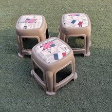 유럽풍 인테리어 사각방석의자 중 3p, 그레이