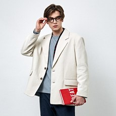 CUSTOMUS 男士顏料染色正式寬鬆版夾克 CXS24SWJK214