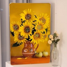 Kuching island. 財源滾滾 財富滿滿 致富向日葵畫框