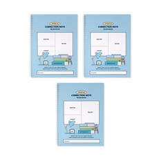 indigokids 小學學校生活春季數學錯題本概念整理, 藍色, 3個