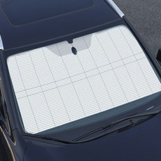 오토다이 차량용 은박 햇빛가리개, 실버, 1개