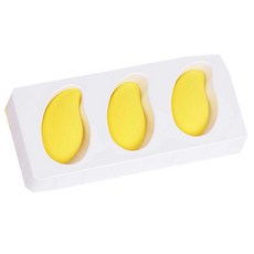 芒果美妝蛋 3入, 黃色的, 1個