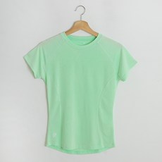 핑크시슬리 여성용 냉감 통기성 아이스쿨링 슬림라인 나그랑 반팔 티셔츠