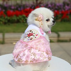 Market A Pet Dog Festival 豪華韓服, 粉色的
