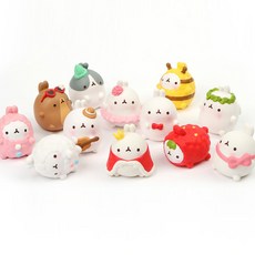 MOLANG 12 個甜蜜的史萊姆裝扮人物, 1套
