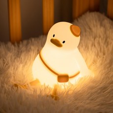 레나에너지 피크닉 실리콘 오리 무드등, 혼합색상