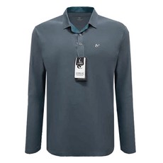 男款換季彈性高爾夫翻領長袖T恤 NB-5142