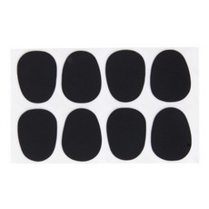 세인시아 색소폰 마우스피스 패치 A형 검정 하드러버 0.35mm, 1세트