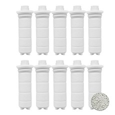 FILTER KLASS Shower Plus SF1000廚房手持型替換除氯濾芯, 10入, 無香款
