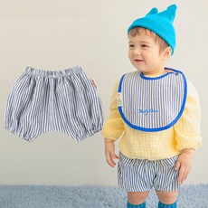 BABYBLEE 新生兒條紋燈籠短褲
