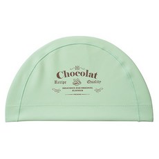 HOOG 矽膠塗層泳帽 723 SCC674, 開心果綠, 1個