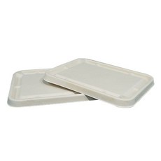 長方形紙漿一次性容器 紙漿蓋 QFH_SFH 共用, 200個