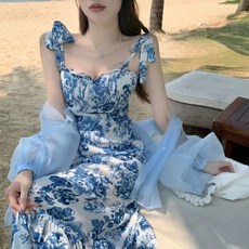 보나라온 러블리 휴양지 롱 나시 원피스 01