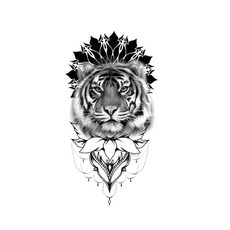 紋身貼紙 114 x 210 mm, 單一顏色, 1個