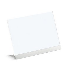 修復壓克力菜單板支架水平銀色, 1個