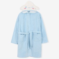 PremierFam 大耳狗連帽浴袍 FREE, 藍色, 1個