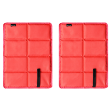 HI TODAY 便攜式可折疊防水坐墊 2p, 紅色