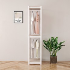 HOMEDANT HOUSE 升級版免螺絲組裝式衣架, 白色
