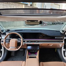 madline 絲絨防滑儀表板避光墊, The All-New Grandeur GN7 22年式 12月~ 有HUD / 有中置喇叭, 黑色