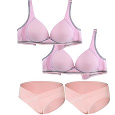 簡約哺乳內衣+內褲 2套