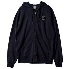 Montimon 男士 FINGERPRINT 印花連帽拉鍊外套