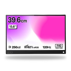 제우스랩 FHD 1080P 포터블 120Hz 휴대용 모니터, 39.62cm, P15A 가전디지털/모니터 반품 최저가 93,750원