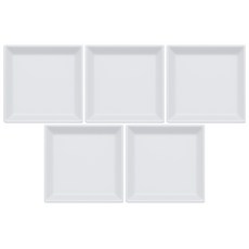 식스파머스 튼튼한 정사각형 화분 받침, 백색, 5개