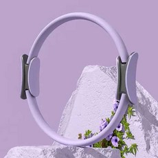PEONIST 瑜珈皮拉提斯健身環, 紫色, 1個