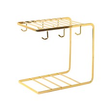 立式衣架金屬杯架 RD 1109, 黃金, 1個