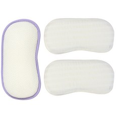 hwamo baby 枕頭 A組, 混色(內層)+米白色(外層)