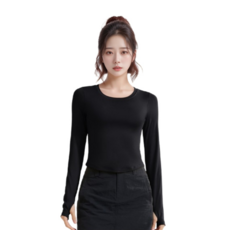 Market Pia 女性瑜伽皮拉提斯健身簡約修身長袖上衣