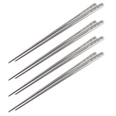 Miffy米菲不鏽鋼兒童筷子 4入, 1個, 筷子 4p, 單色