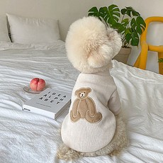 Hanbyeolnara 狗狗針織毛衣, 米色