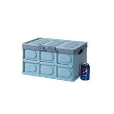 World多功能折疊式收納箱 小 25-A51, 藍色, 1個