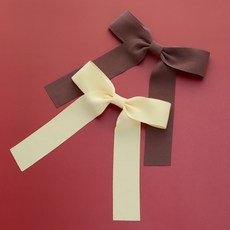 핸날 데일리 기본 드롭 리본 자동핀