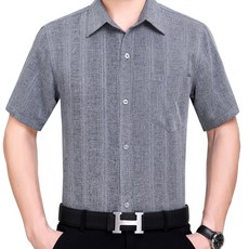 남성용 DM 여름 비즈니스 셔츠
