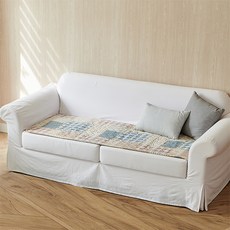 crivel 棉混紡碳素電熱坐墊 YH-401, 復古拼貼, 3~4人用(67 x 180 cm)