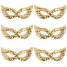 LivingDA 奢華眼罩, 1個, 亮片金色