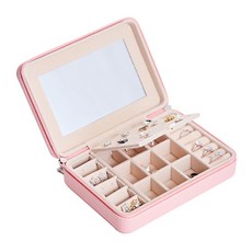 歐式簡約耳環戒指珠寶盒 CJ-RA22, 1個