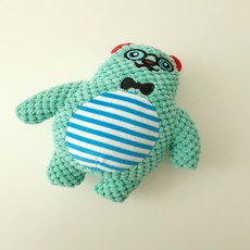 狗狗淘氣探險隊沙沙啾啾聲繩索玩具 20cm, 1個, 熊大叔薄荷